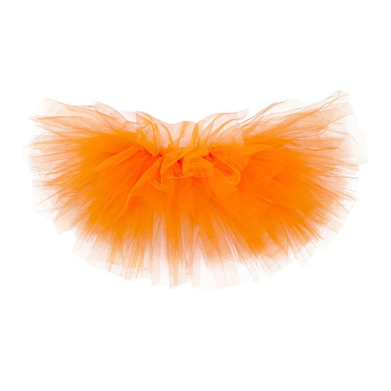 Tutu Running Skirt Mini Skirt 6-Layer Tulle Tulle Skirt Sexy Ballet Skirt Tiered Skirt Petticoat Fluffy Layered Tulle Tutu Skirt