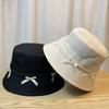 Quick-dry Hiking Fisherman Hat Wide Brim Bow Bucket Cap Fashion Sun Hat  Outdoor