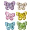 Exquisite Acrylic Hollow Butterfly Pendant Ideal for DIY Jewelry Making Acrylic Butterfly Charm with Hoop Necklaces