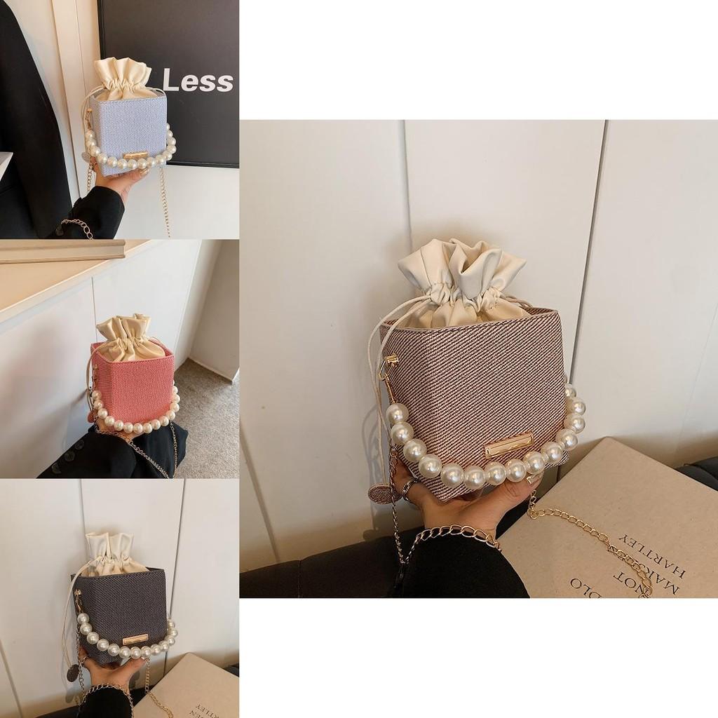 Trendy Stylish Bucket Bag Chic Casual Shoulder Handbag For Women With Soft Pu Material And Unique Design
