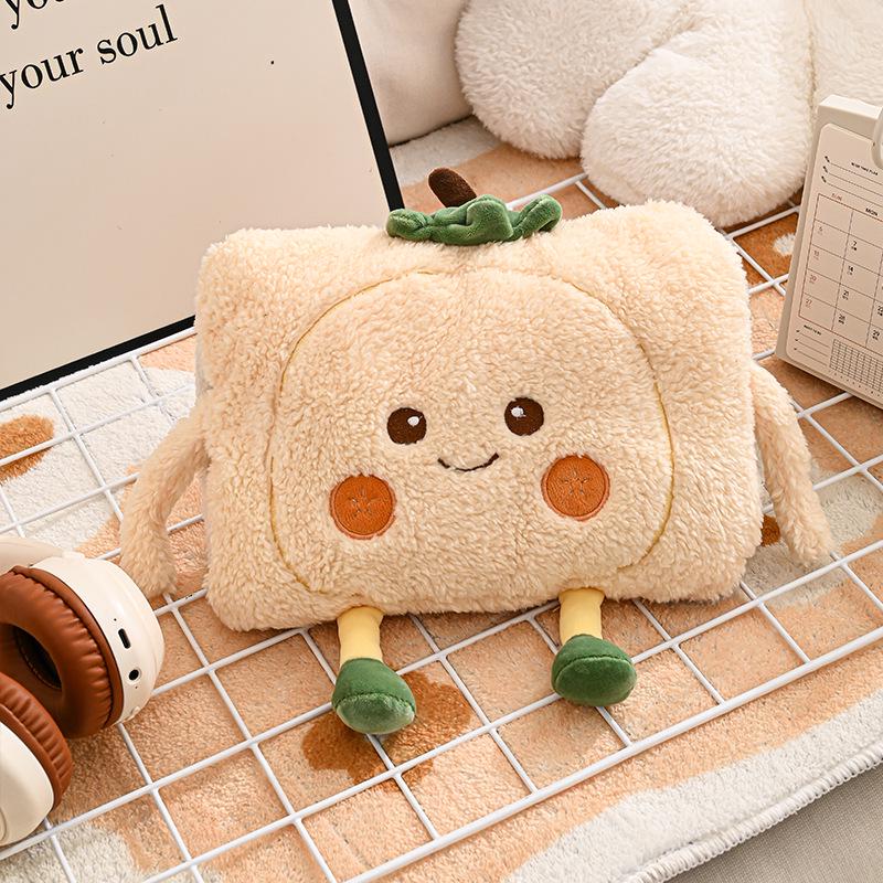 Cartoon Rechargeable Explosion-Proof Hot Water Bottle - Detachable Hand Warmer for Girls, Bed, and Abdomen.
