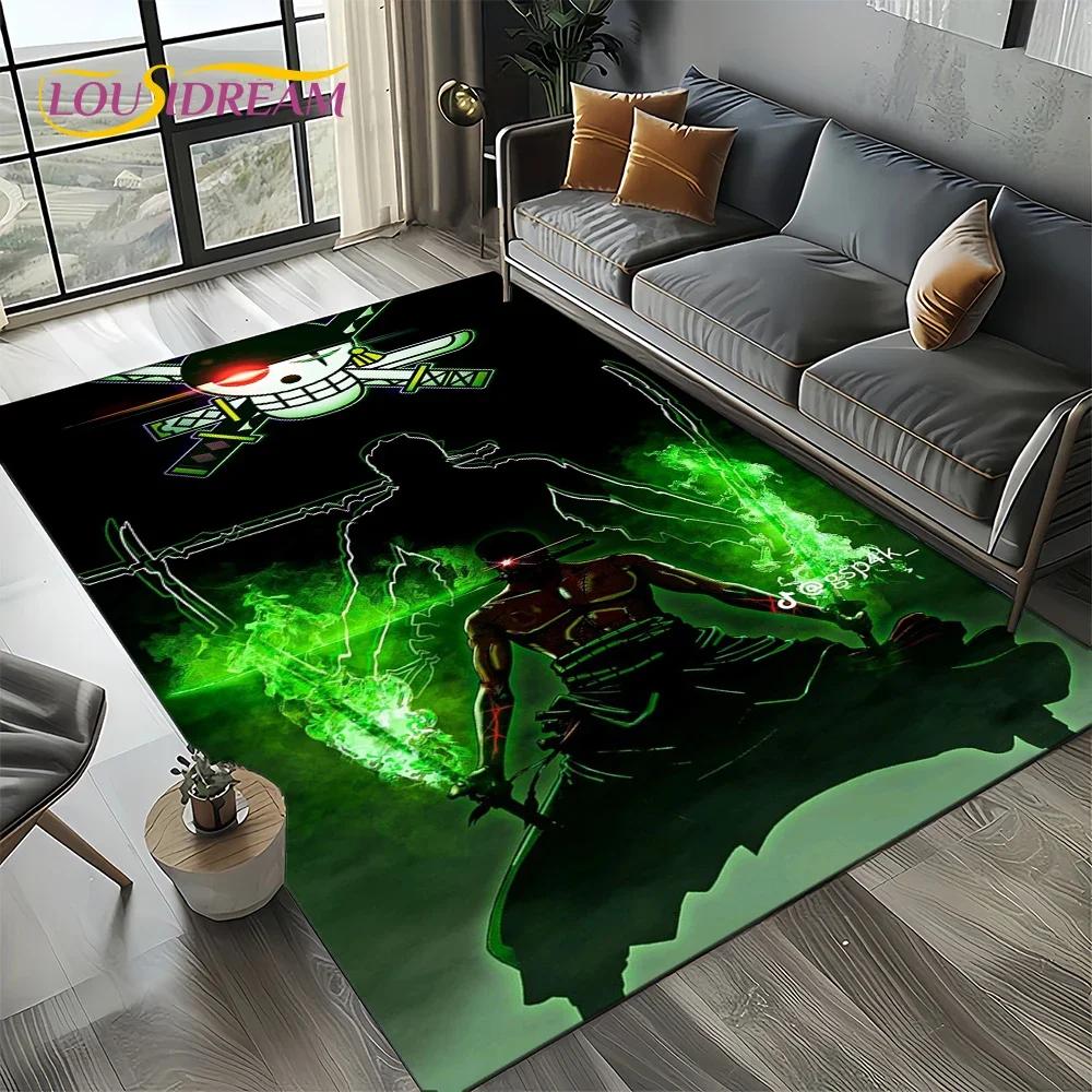 3D One PIECE-E Japan Anime Cartoon Carpet Rug for Living Room Bedroom Home Sofa Decoration,Kids Play Area Rug Non-slip Floor Mat
