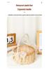 Handheld Woven Willow Flower Basket - Pearl Decoration, Rattan Souvenir, Wedding or Children's Day Gift, Perfect for Flower Arrangements