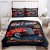 Hip Hop Music Rockabilly All Season Duvet Cover Comforter Bedding Sets Soft Quilt Cover and Pillowcases Single/Double/Queen/King