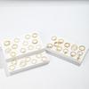 Fashionable European and American Style Imitation Pearl Love Ring Set With Multi Joint Opening Adjustable Female Niche Design Ring