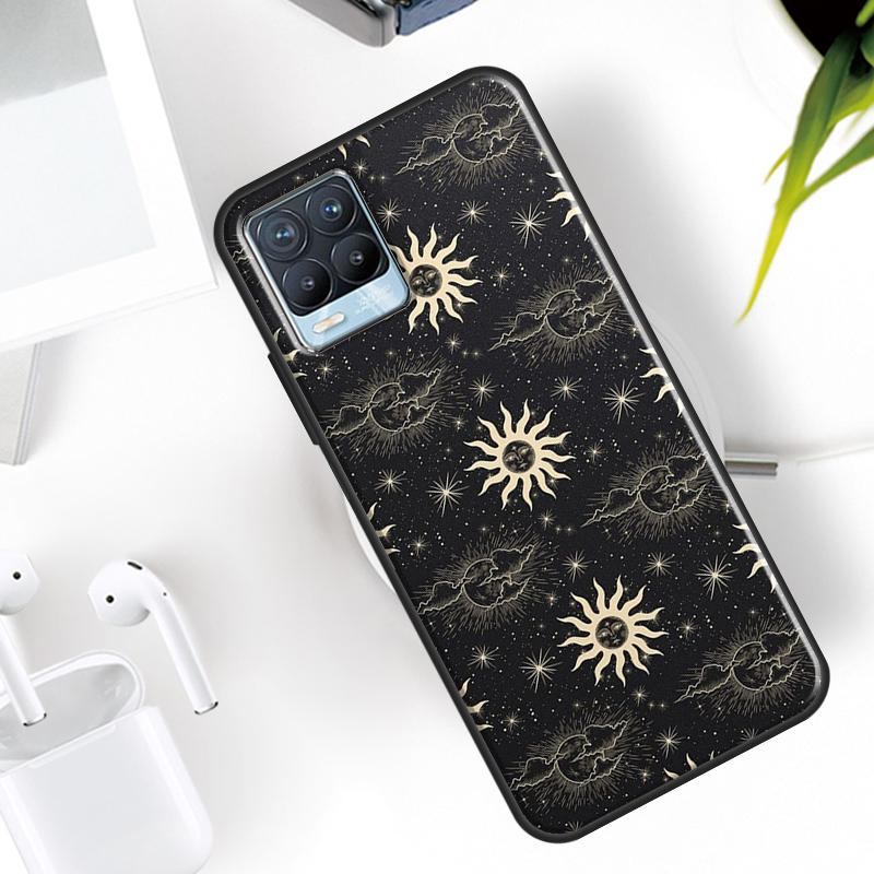 

Астрологический чехол Солнце, Луна, Облака для Realme 15 11 12 13 14 Pro Plus C53 C55 C51 C25 C63 C61 C65 C67 C71 C75 GT6 GT7 Pro Realme C65 4G