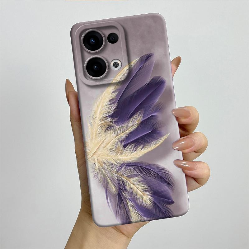 For OPPO Reno 13 CPH2689 Reno13 Phone Case Soft Silicone Funda Sweet Painted Fashion Cartoon Bumper Coque Printed Back Cover