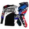 Motocross Kinder Set MX Trikot und Hose Kinder Set Dirt Bike MTB DH UTV Enduro Ausrüstung Kombi Off Road Jugend Rennanzug