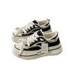 Platform Canvas Shoes Women's Shoes Autumn New Heightening Beggar Board Shoes Female Students Versatile White Shoes