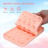 2 PCS Round Ice Cube Mold with Lid for Freezer Stackable Round 25-Ball Silicone Ice Ball Mold Easy to Release, Small Ice BPA-Free Trays for Freezer