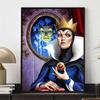 Disney Diamond Painting Classic Illustration of The Evil Queen From Snow White 5D Diamond Painting Art Embroidery Cross Stitch Room Decoration