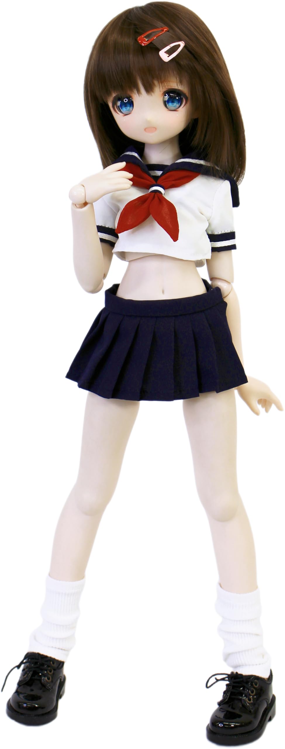 

MDD the cute high school girl always dreamed sailor short white navy summer pleated 40cm doll clothes [Petite Marie] 1/3 (S-L bust) compatible, you ve