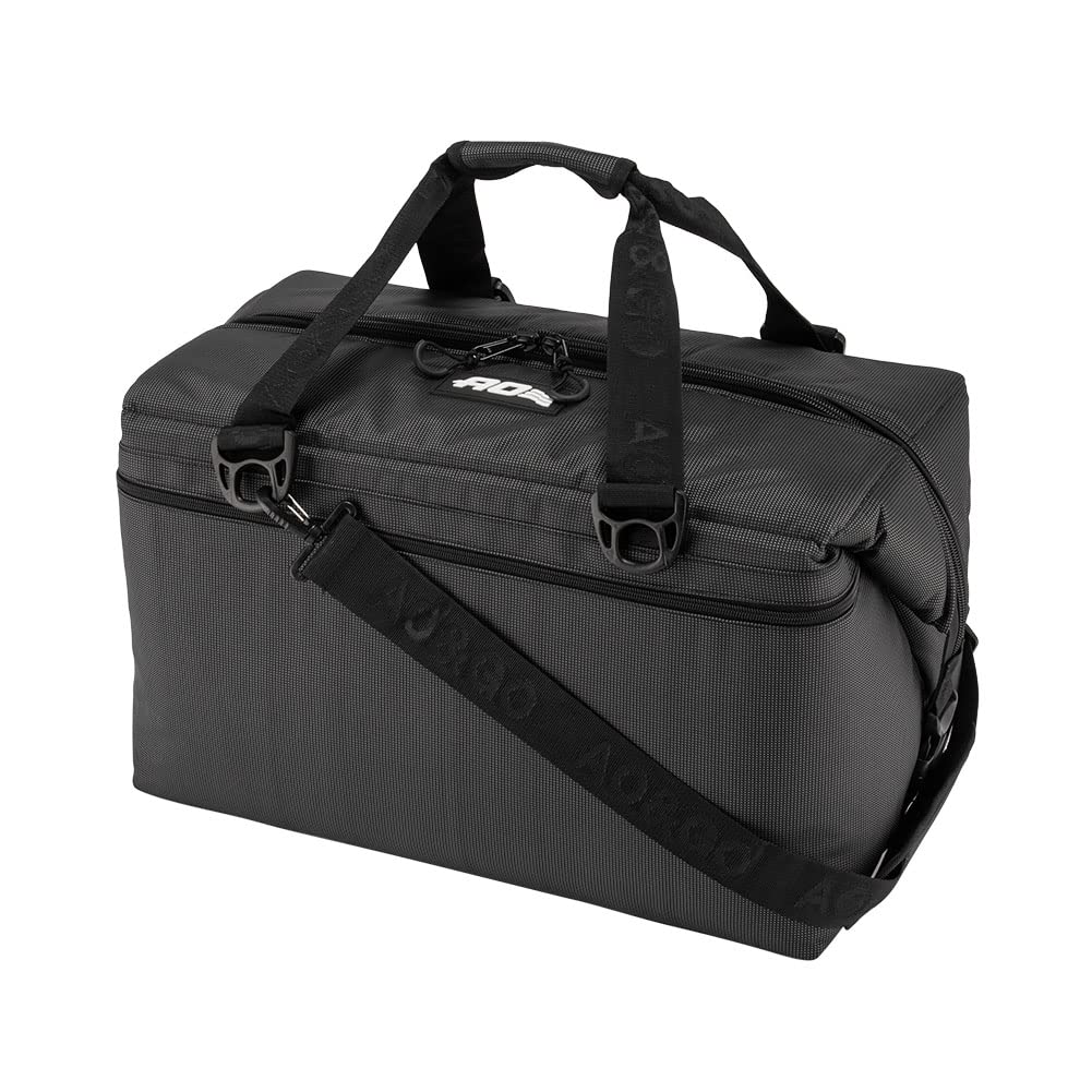 Сумка-холодильник AO Coolers 48 шт. Ballistic Мягкий холодильник AOBA48BKCH Ballistic 48 шт. Сумка-холодильник мягкий холодильник для улицы большой вместимости Черный/Угольный Черный/Угольный