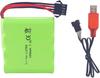 Dobíjecí baterie 7,4V 1000mAh s konektorem SM-4P | Kompatibilní s RC DE36W DE65 | Dlouhá životnost, kompaktní design, zelená