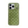 Magnetic Solid Color Polka Dot Case for iPhone 17, 16 Pro Max, 15, 14