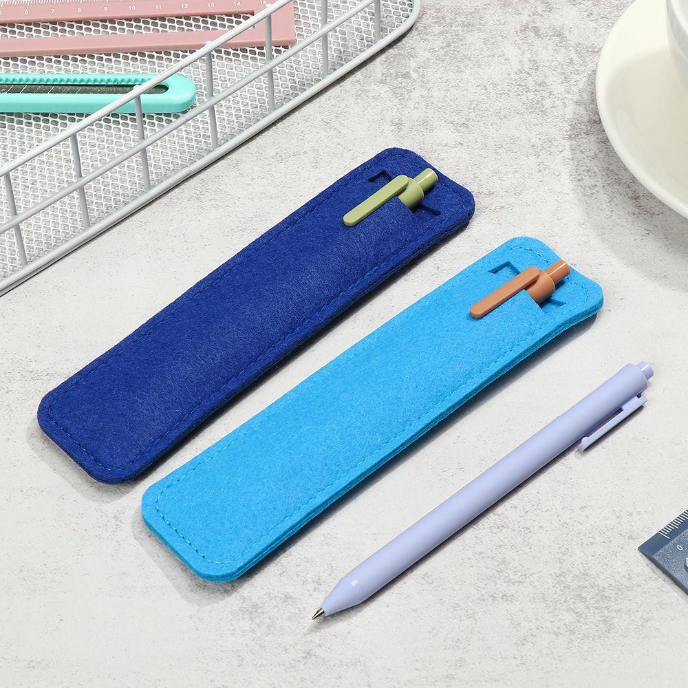 1Pcs Stationery School Office Supplies Fountain Holder Felt Pen Pouch Pen Case Pencil Case Pen Bags