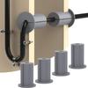 6Pcs Cable Routing Kits Furniture Wall Hole Bushing Cable Grommet Universals Cable Management Wire Organizers Easy Use