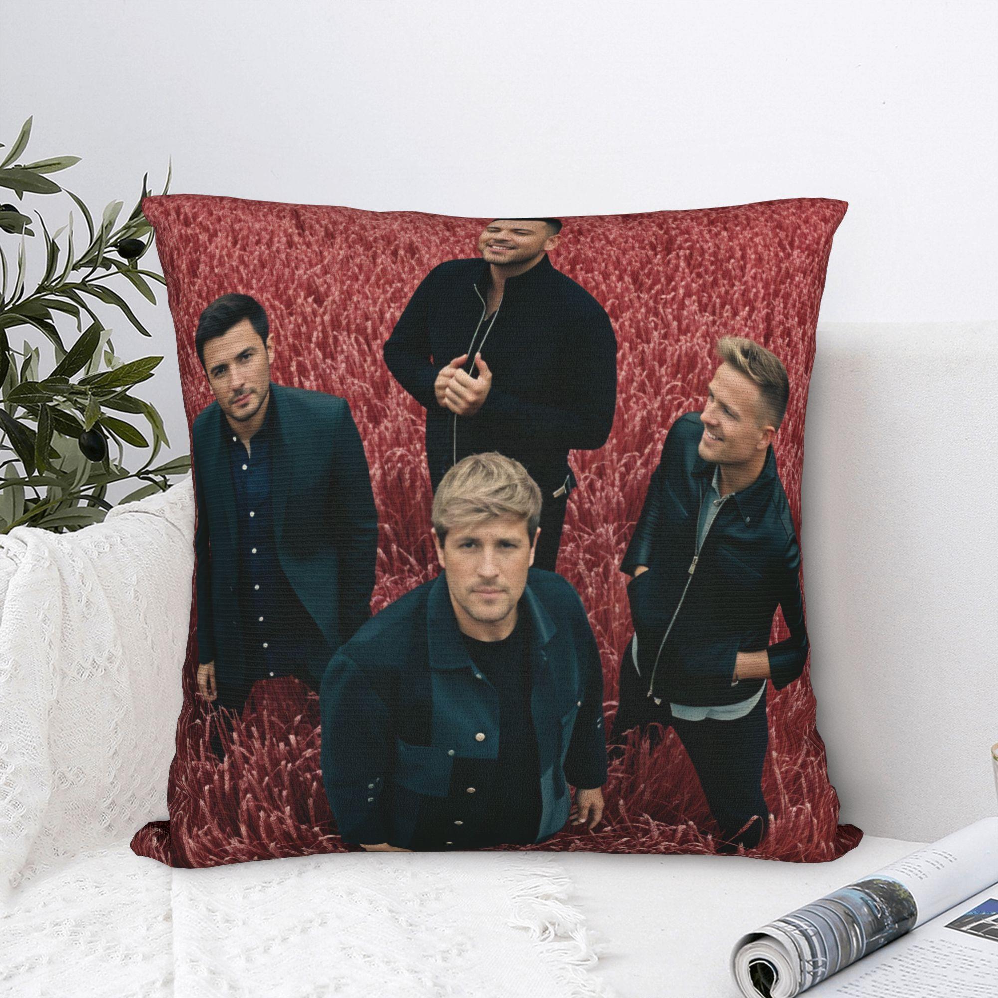 Tinika Chen Unisex Westlife Boys Pillow Cover Vintage Pillow Case For Chair Sofa Home Decor Print Pillowcases Gift Idea