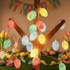 1-5PCS Cracked Egg Design LED Easter String Lights Holiday Decor for Party Birthday Yard Indoor Festival Celebration Lighting