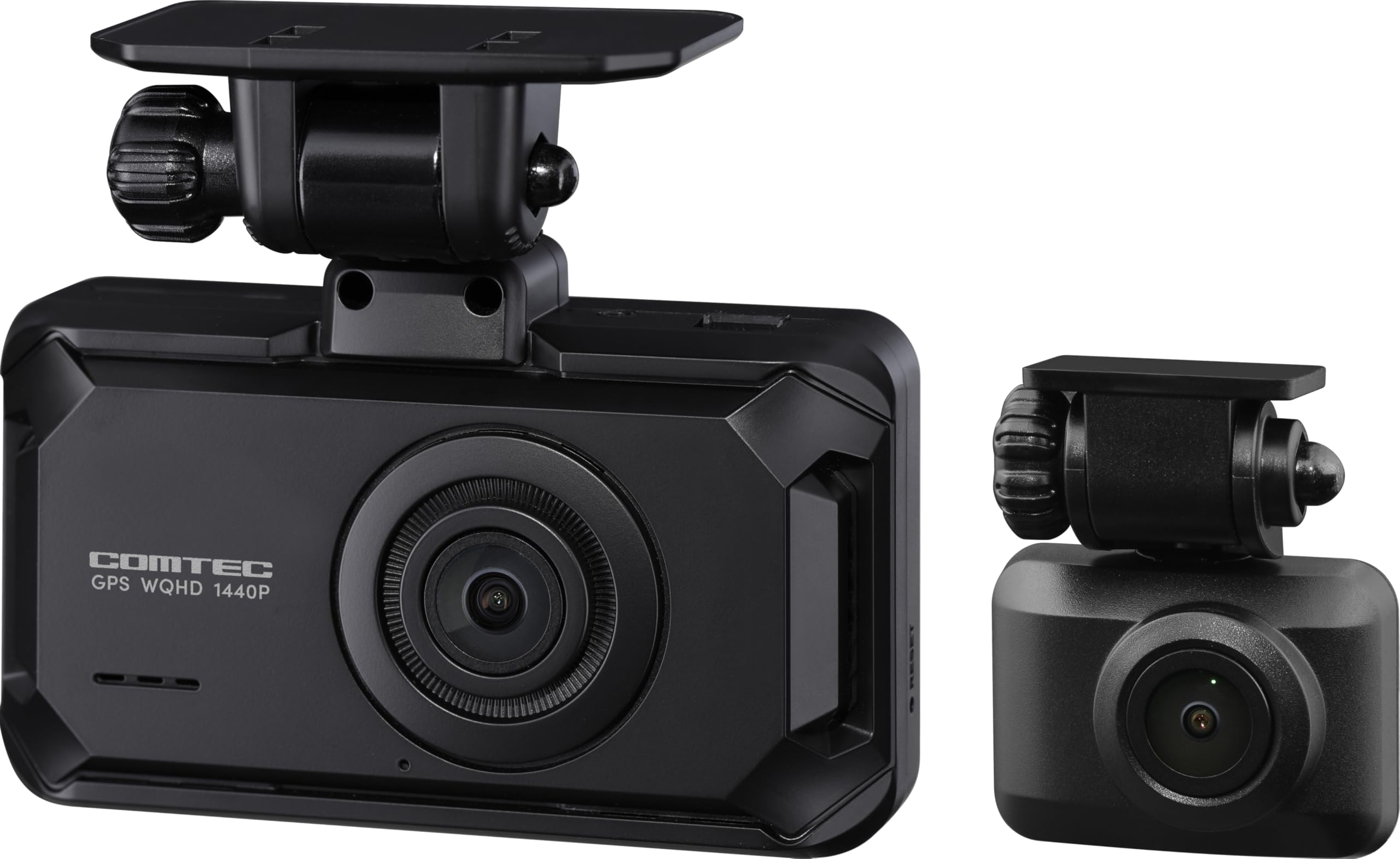 

Видеорегистратор Comtec ZDR065 с WQHD фронтальной камерой STARVIS 2 и задней камерой для улучшенной ночной съемки при приближении сзади, помощь при вождении, сделано в