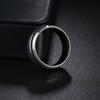 New Fashion Titanium Steel Ring High Quality Black Wedding Engagement Frosted Rings for Men Women
