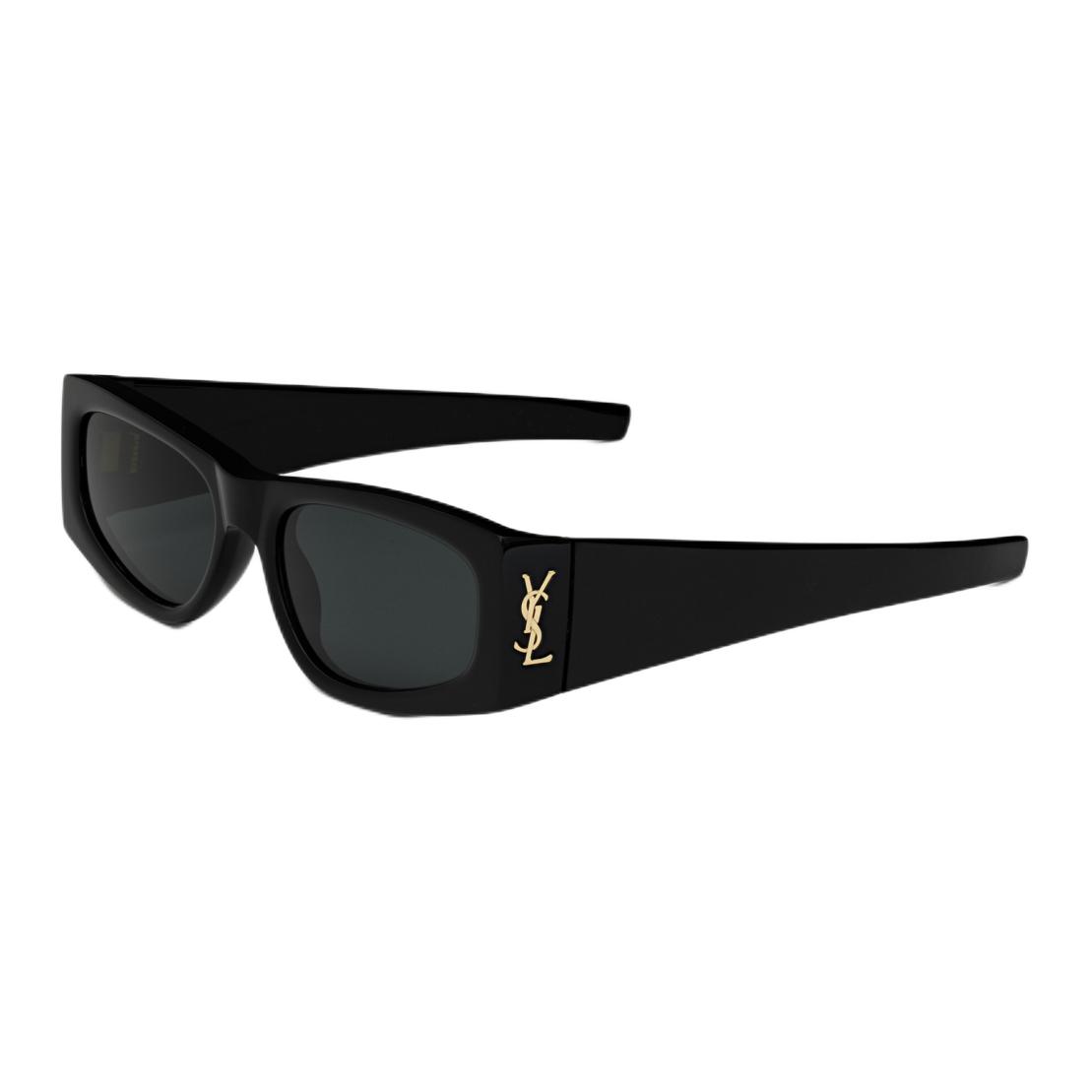 

Сонцезахисні окуляри Saint Laurent з логотипом, ацетат, неправильна форма, жіночі, чорні 803745Y99561000 Basic Packaging-Eyeglass Case,F,Black