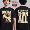 Pantera Band Tour Date 2025 Double-Sided T-Shirt Q02 Family Fan Gift Shirt Unisex T-Shirt