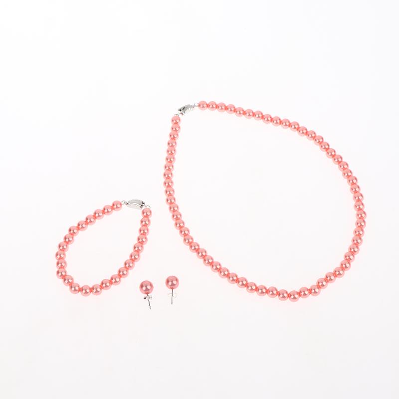 Fashionable Pearl Shell Bead Necklace Set For Women Mother'S Day Gift High-End Clavicle Chain Ins Style Jewelry
