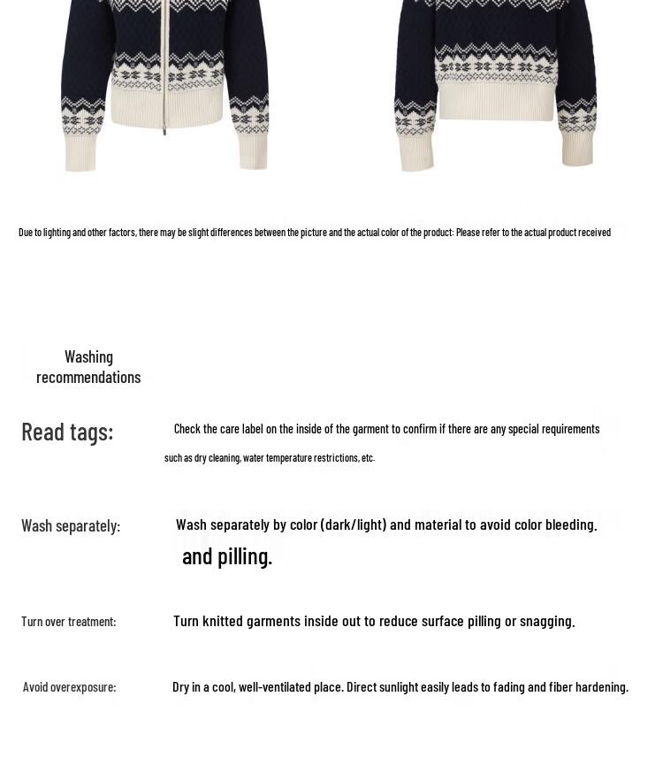 VEROMODA Women's Lamb Wool Blend Fair Isle Zipper Cardigan