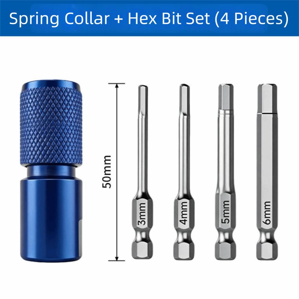 Compact Design Self-Locking Hex Shank Adapter M10 Thread Drill Converter  Professional Construction