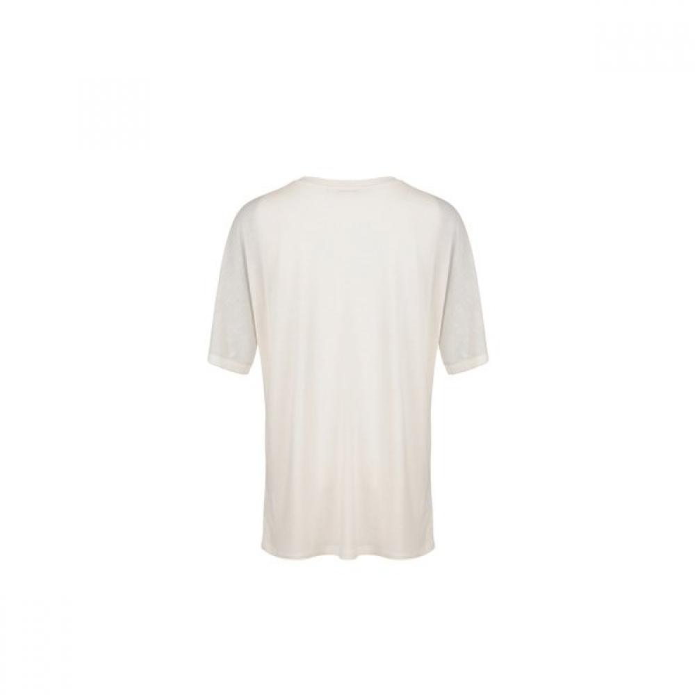 Oililly Flower PrinT ShorT Sleeve T shirT ow8saTs025