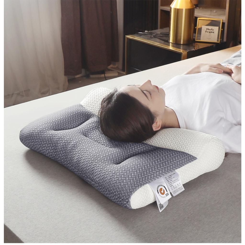 3D Knitted Cotton Massage Pillow Core Wave SAP Pillow Helps Sleep Pillow Core Student Dormitory Home Single Pillow