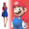 Super Mario Bros. Kostümset für Familienparty-Spaß