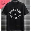 Unisexs Funny Comedy  Tragedy Masks  White Roses Art Graphic Tshirt Shortsleeve Pure Cotton Fashion Streetwear Casual Tshirt