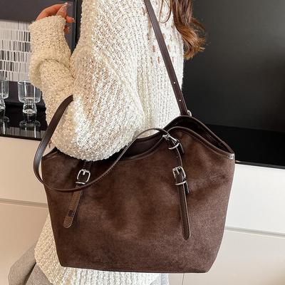 Borsa Tote Autunnale da Donna Grande Capacità 2025: Borsa da pendolare alla moda, giovanile, a una spalla