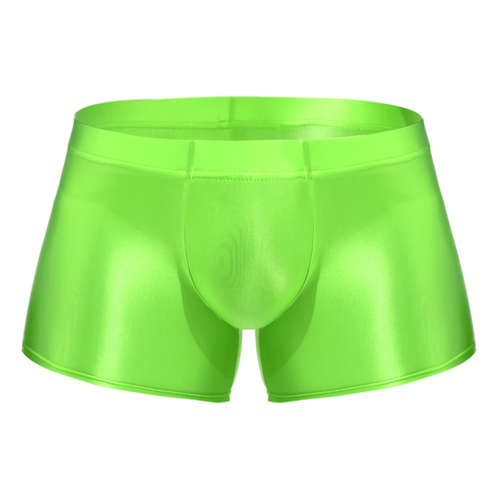 

Чоловічі шовковисті труси-боксери Нижня білизна Літні пляжні шорти Бікіні XXL