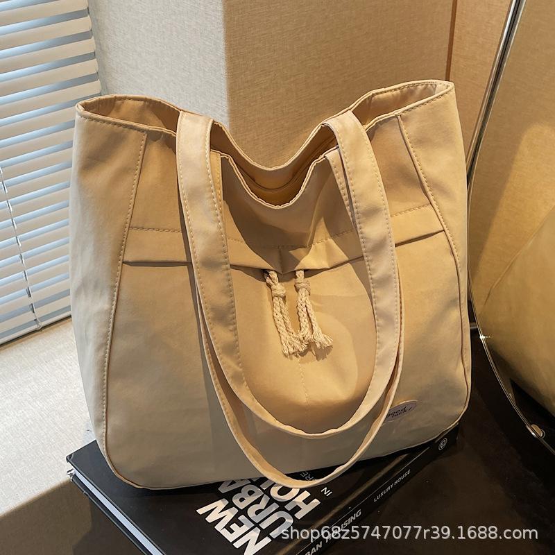 Casual Large-capacity Canvas Bag Women's 2025 New Commuting Versatile Ins Crossbody Bag Fashionable Hand-tote Bag