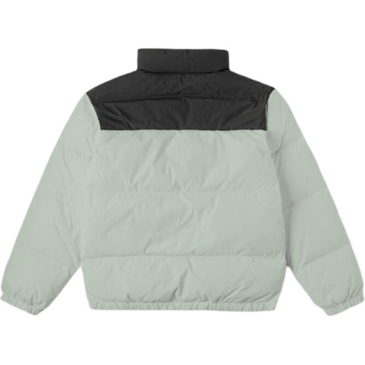 Vans Color Block Stand Collar Short Down Jacket Light Green VN000P30ZRT