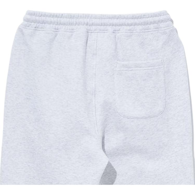 New Era FW22 Solid Color Drawstring Waist Logo Print Sports Pants Men pants Gray 13338627