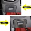 Soft Carbon Fiber Driver Storage Box Trim Cover  For BMW 5 Series G30 18-22