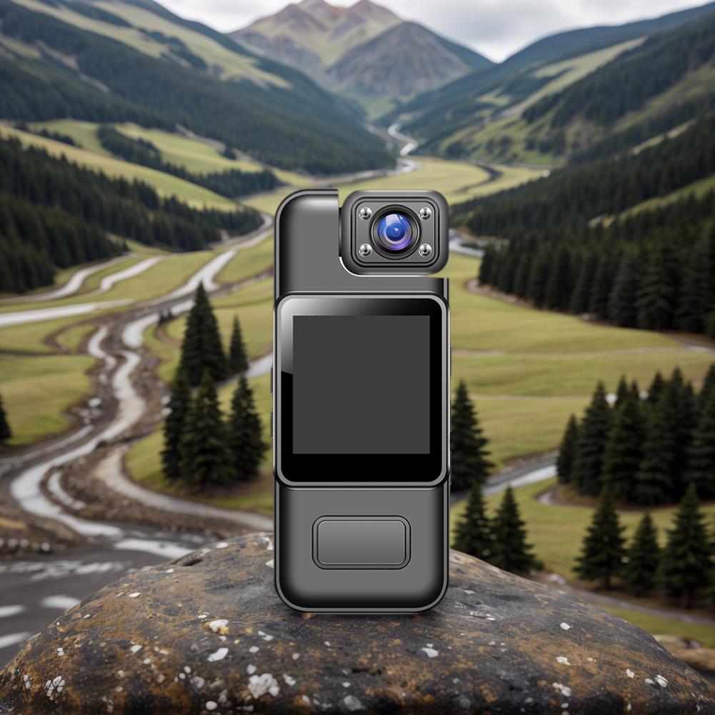 Body Camera with Audio and Video Recording Portable Small Personal Camcorder Action Camera for Traveling Cycling Vlogging