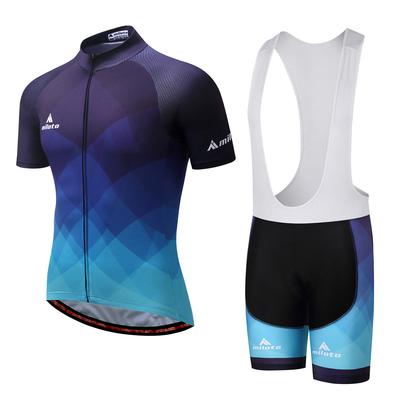 Summer Breathable Cycling Suit Outdoor Cycling Suit, Cycling Suit Short Sleeve Strap Suit, Men's