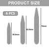 Mgbmyltm 6PCS Collar Stays Set, Shirt Collar Stiffeners for Men Shirt, Metal Collar Stays in 3 Sizes, Shirt Collar Support for Dress Shirts, Shir