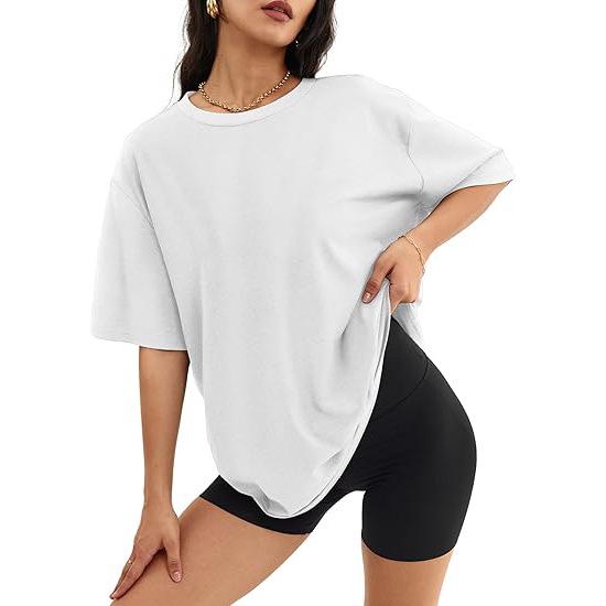 European & American Plus-Size Loose Short Sleeve Women's Round Neck T-Shirt - Spring & Summer Style