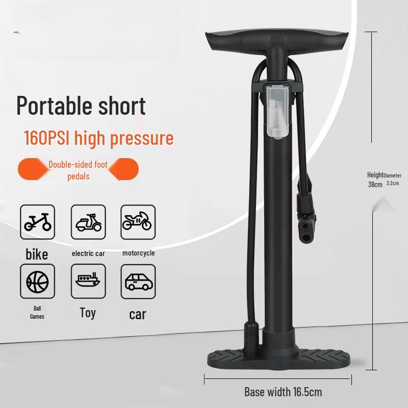 Portable Dual-Foot Pedal High-Pressure Air Pump