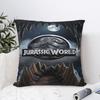 Jurassic Park World Pillowcase Accessories Printing Cushion Cover Throw Pillow Cover Home Decorations Zippered Multi Size