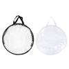 Christmas Wreath Storage Container Zippered Clear PVC Protective Case for Holiday Garlands Seasonal Decoration Bag