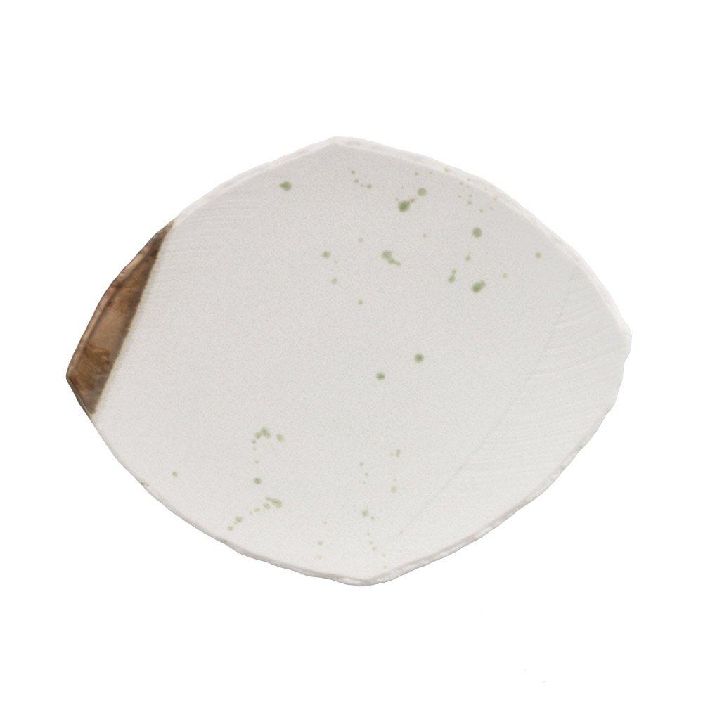 

Tableware East Large Japanese Irregular Diamond Oribe Platter, 29.8cm, Tableware, Shape, Gold-Painted