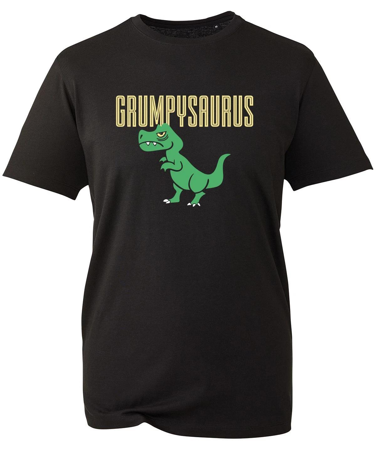 Grumpysaurus Dinosaur T-Shirt Funny Dino Grumpy Cute Birthday Gift Unisex Top XL