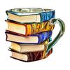 Painted Book Mug Novelty 3d Painted Books Coffee Mug Unique Books Stack Coffee Cup Collection Gifts For Literature Lovers